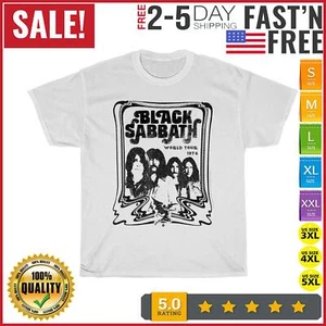 Black Sabbath Official World Tour 78 Vintage T-Shirt Herren Damen Mode NEU 2023 - Bild 1 von 9