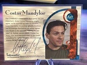 Charmed The Power Of Three Costas Mandylor A17 Autograph Card as Rick Lang - Picture 1 of 2
