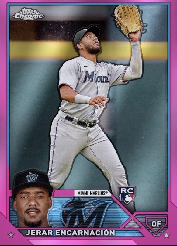 [DIGITAL] Topps Bunt - Jerar Encarnacion - Topps Chrome 23 S1 -  Pink Base - Image 1 of 1