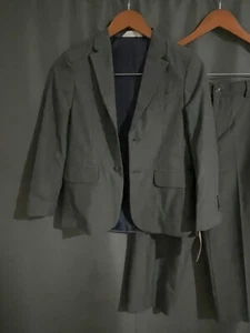 Suit Jacket Pants Set Gray Boys Department Size Large - Picture 1 of 7