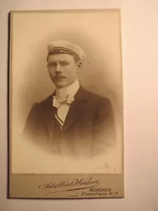 KDStV Rheno-Franconia München - WS 1900/01 - Karl Gehrke - CDV / Studentika - Bild 1 von 2