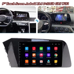 9'' Android 10.0 2+32GB Stereo Radio Player GPS FM For Hyundai Elantra 2020 2021 - Picture 1 of 12