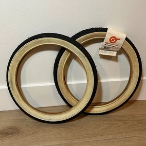 CHENG SHIN TIRE C-97N NEW PAIR OF WHITEWALL TIRES IN 16 X 1.75 A1 - Picture 1 of 4
