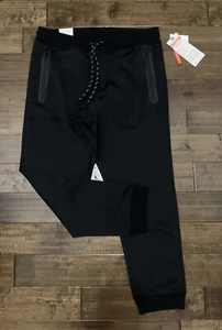 $79.50 Hombres Impermeables Vintage Pantalones Delgados Tapados Negros Ropa Activa Pantalones Grandes - Imagen 1 de 10
