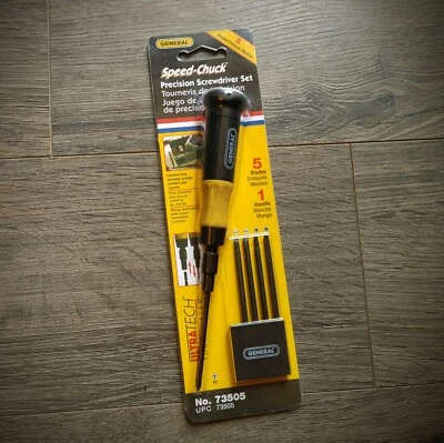 NEW General Tools Ultra Tech Tool System Speed Chuck Precision Screwdriver Set - Image 1 of 2