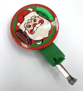 Vintage Jimmy Toys Push Spinner Wheel Sparking Santa Clause Christmas Toy Works! - Picture 1 of 8