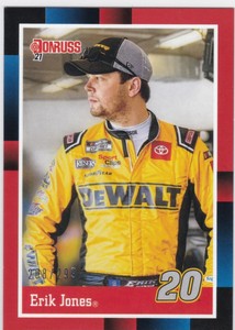2021 Donruss Racing Red Parallel Retro 1988 #135 Erik Jones 208/299