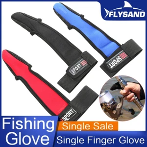 Flyland Black finger glove for braid / Spodding Carp fishing FREE POSTAGE - Picture 1 of 5