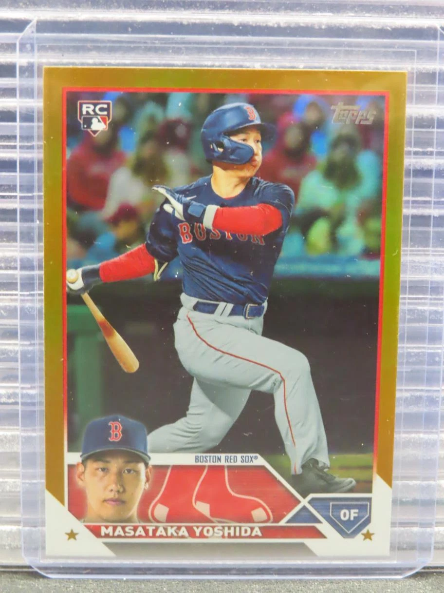 2023 Topps Masataka Yoshida Gold Foil Parallel SP Rookie RC #471 Boston Red Sox