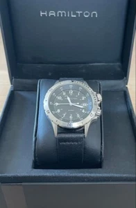 Hamilton Khaki Field H744511 Date Quartz Men's Watch From JAPAN with Manual - Picture 1 of 6