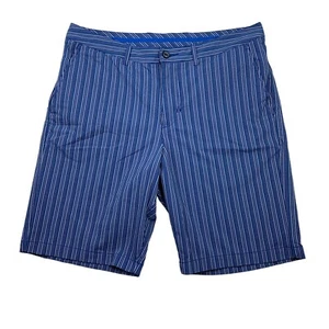 Tommy Bahama Men's Nylon Stretch Seersucker Chino Shorts Blue Stripe • Size 34 - Picture 1 of 7