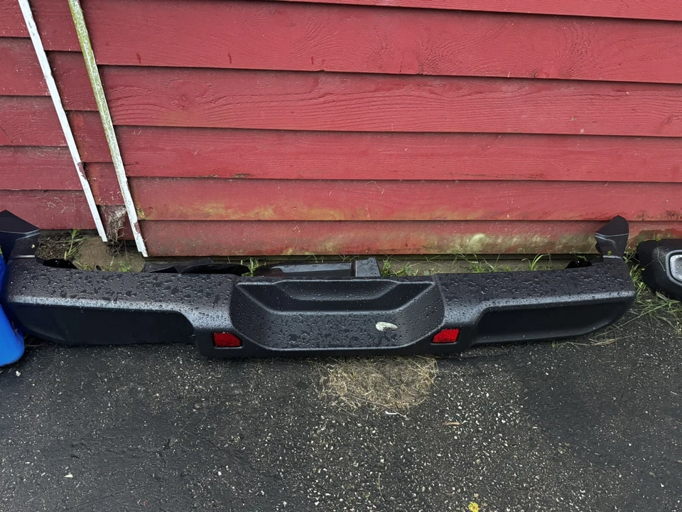 2018-2024 Jeep Wrangler Rubicon JL Rear Bumper Plastic  with 4 Sensor Option OEM - Image 1 of 1