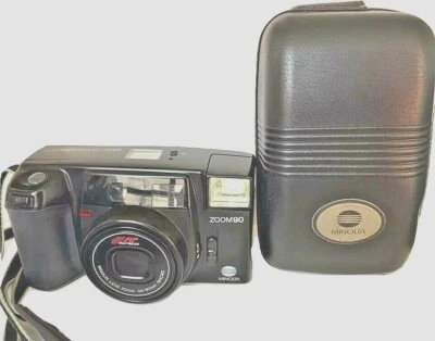 Minolta Zoom 90 Cámara y lente zoom 38 - 90 mm Macro con bolsa negra de Japón Foto 1 de 4