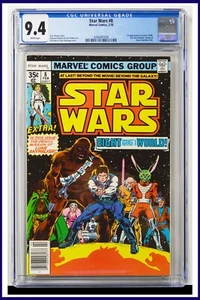 Star Wars #8 CGC Graded 9.4 Marvel Februar 1978 Erstdruck Comic Buch. - Bild 1 von 2