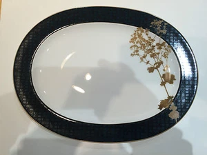 New Noritake Verdena Gold Oval Platter 14" - Picture 1 of 1