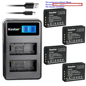 Kastar Battery LCD USB Charger for Fujifilm NP-W126 NP-W126s & Fuji X-A3 Camera - Picture 1 of 11