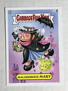 Garbage Pail Kids 2022 Book Worms Gross Adaptions #2 Malodorous MARY GPK - Picture 1 of 2