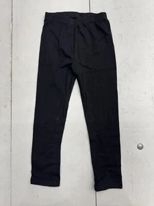 Shein Black Elastic Waist Compression Leggings Girls Size Medium - Picture 1 of 5