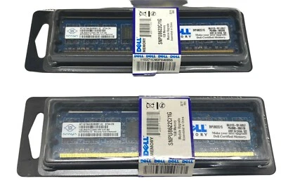 Dell SNPU8622C/1G 1GB PC2-5300U-555 Memory Module Upgrade 1GB New - Image 1 of 4
