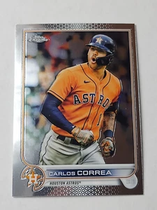 2022 Topps Chrome Carlos Correa Houston Astros #213 - Picture 1 of 2