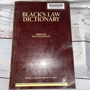 Black's Law Dictionary von Bryan A. Garner (2000, Taschenbuch) - Bild 1 von 7