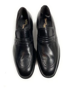 Footjoy Classics Shoes Mens Black Loafers Leather Size 9.5 - Picture 1 of 8