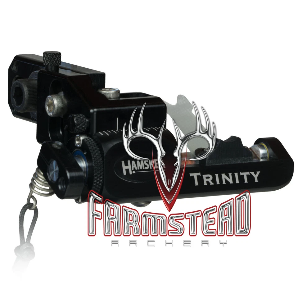Hamskea Archery Arrow Rest Trinity Target Pro Micro-Tune Black Left Hand #37521 - Image 1 of 1