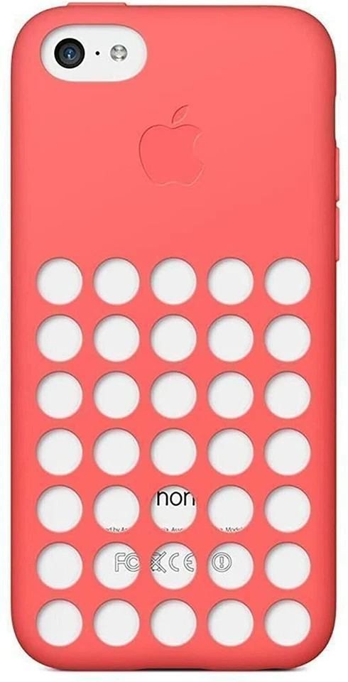 Apple Silicone Case for Apple iPhone 5c - Pink MF036ZM/A - Image 1 of 1