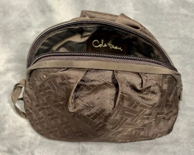 Cole Haan Bolsa de Cosméticos Marrón Nylon Suave Artículos de Aseo Kit de Viaje Bolsa con Cremallera Foto 1 de 4