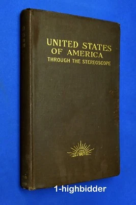 Antique 1900 UNITED STATES Through Stereoscope Stereoview Underwood 100 Card Set - Image 1 of 4