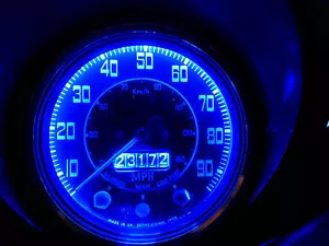 Jaguar Mk2 Daimler V8 LED Blue Instrument Bulb Complete Set E10 BA7s BA9s x15 - Picture 1 of 2