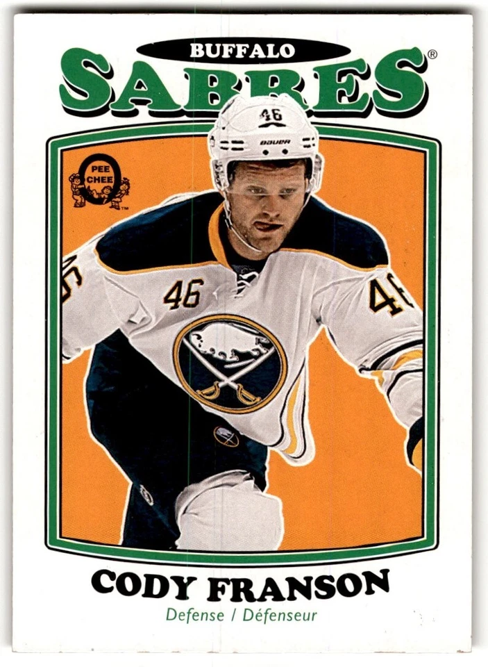 Cody Franson 2016-17 O-Pee-Chee Retro #228 Buffalo Sabres - Image 1 of 2