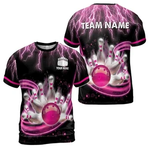 Camiseta divertida para hombre con nombre de equipo de bolos S-5XL - Imagen 1 de 4