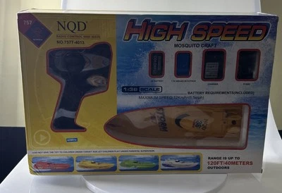 Barco Eléctrico Artesanal Mosquito Alta Velocidad R/C Mini Wave | NUEVO/SELLADO 1:38 NQD Nuevo Foto 1 de 4