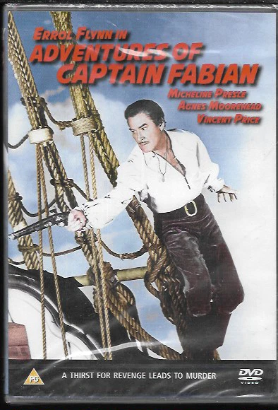 ADVENTURES OF CAPTAIN FABIAN R2 DVD ERROL FLYNN MICHELINE PRESLE NEW/SEALED - Image 1 of 1