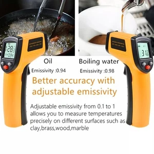 Digital Infrared Thermometer Non-Contact Pyrometer I8K92H NEWS Thermometer H6E6 - Bild 1 von 12