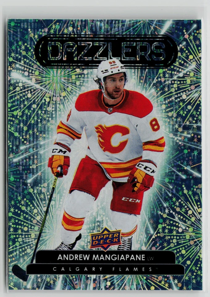 Andrew Mangiapane - 2022-23 Upper Deck Dazzlers Green #DZ-49 Calgary Flames - Image 1 of 2