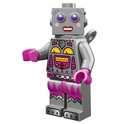 LEGO CMF Minifigure 71002 Series 11 - Lady Robot (col11-16) col178 - Image 1 of 4