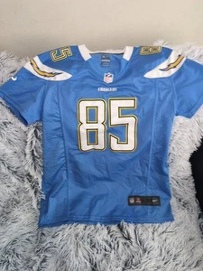 San Diego Chargers Antonio Gates Football Jersey Blue Youth L NFL Nike On Field - Picture 1 of 8