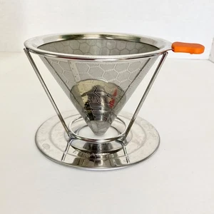 E PRANCE Wiederverwendbarer Pour Over Kaffeefilter Edelstahl - Bild 1 von 5