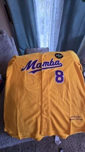 Kobe Bryant Mamba Forever Gold Trikot Jugend/Teenager Small #8 #24 Tribute - Bild 1 von 7