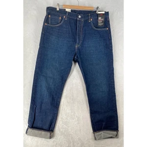 Levi's Jeans Herren 38 x 32 501 '93 Straight Selvedge Denim Medium Wash NEU $ 149 - Bild 1 von 12