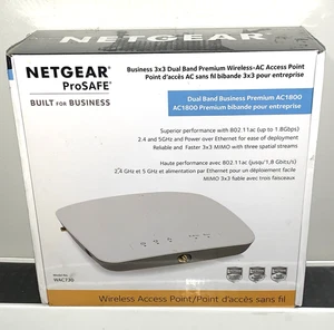 Netgear ProSAFE Business 3x3 Dual Band Premium Wireless-AC Access Point WAC730! - Picture 1 of 15