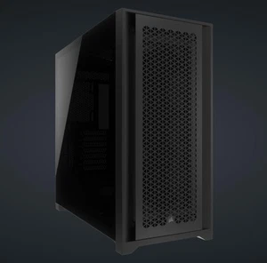 CORSAIR iCUE 5000D CORE AIRFLOW Mid Tower ATX PC Case - Black - Bild 1 von 8