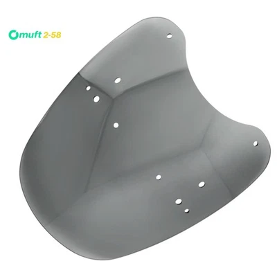 Handlebar 18"x16" For Yamaha V Star 650 1100 Large Smoke Windshield 7/8'' 1'' Foto 1 de 4