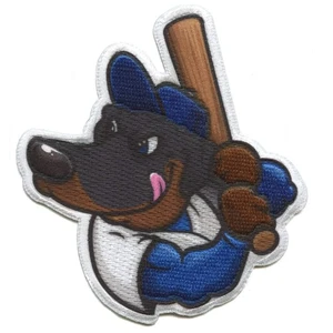 Los Angeles California Mascot PhotoPatch Baseball Dog Parody Embroidery Iron On - Picture 1 of 2