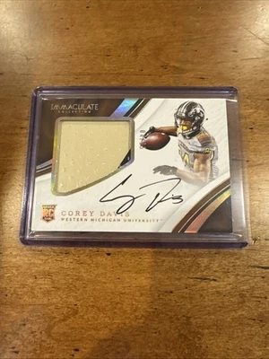 2017 Immaculate Collection Corey Davis RPA RC Patch Auto Western Michigan 4/25 - Image 1 of 3