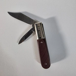 Barlow Taschenmesser mit zwei Klingen und Pioneer Samen auf Klinge geätzt - top - Bild 1 von 5