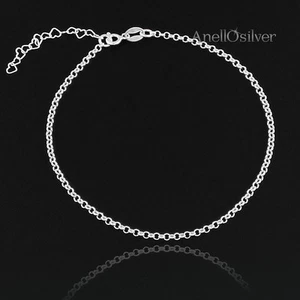 Fußkettchen ERBS kette Modische Armband Fußkette Echt Silber 925 - Bild 1 von 1