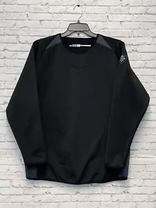 Demarini Black Logo Shoulder Sweatshirt Men's Size Medium M Polyester - Picture 1 of 12